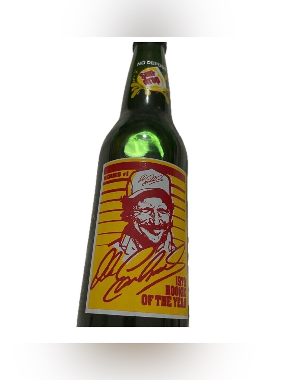 Sun Drop Dale Earnhardt Collectible 1979 Rookie of the Year Bottle - Picture 2 of 5